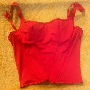 Red Victoria Secret Corset Top